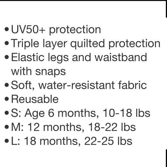 Speedo - Baby Boys Swim Diaper With Snaps - Blue - Large (22 - 25 lbs) - Picture 5 of 9